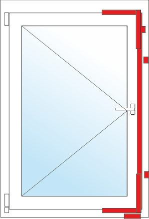 Ремонт и замена фурнитуры на пластиковом окне поворотное